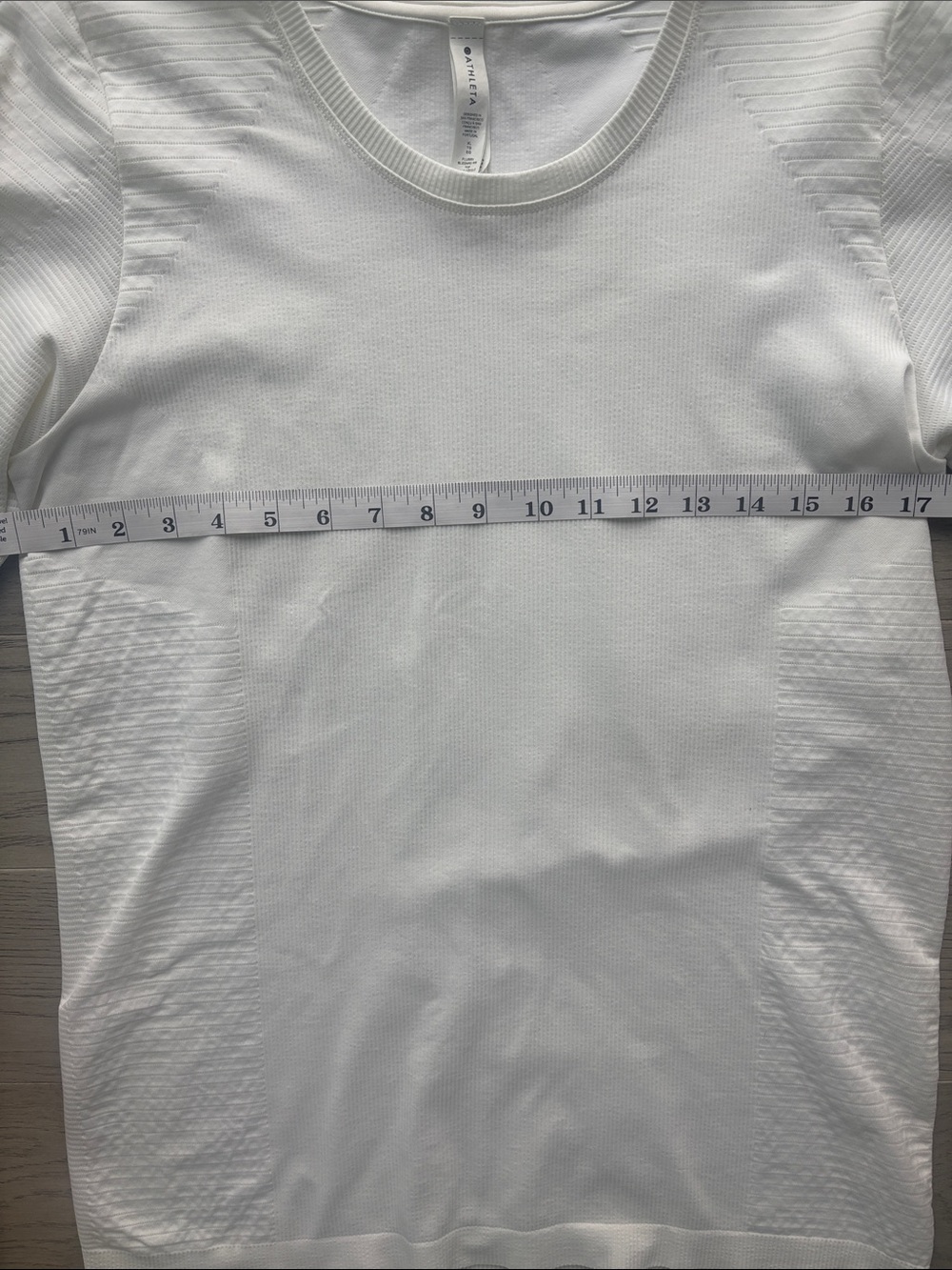 Athleta Flurry Blizzard Rib Long Sleeve Shirt White/Cream Size XL NWOT - Picture 7 of 8